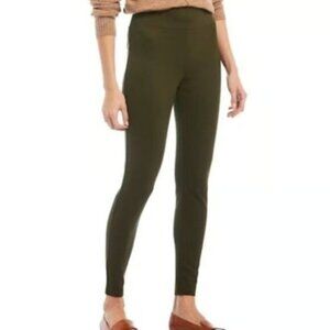 NEW NWT GIBSON LATIMER Leggings Olive Green Pull On Cropped Crop Ankle Legging S